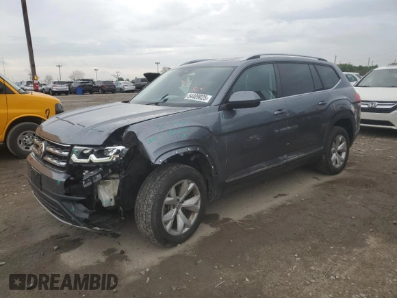2018 Volkswagen Atlas SEL с VIN 1V2MR2CA0JC501086, выставлен на аукционе Copart как лот 54409025 с пробегом 82 044 миль миль и Списание • Salvage title. История ставок и продаж доступна на DreamBid. Изображение 1.