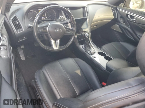 2018 Infiniti Q60 Luxe with VIN JN1EV7EL2JM392754, listed as a Copart auction lot 42590865 with 121,657 mi miles and Salvage Title. Bid and sale history available at DreamBid. Image 8.