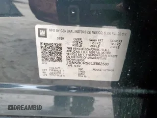 2020 Chevrolet Blazer LT with VIN 3GNKBCRS6LS562580, listed as a Copart auction lot 60631945 with 117,993 mi miles and Salvage title. Bid and sale history available at DreamBid. Image 14.