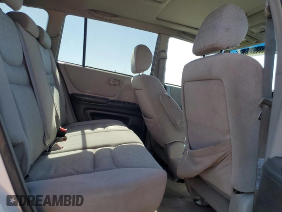 2001 Toyota Highlander z VIN JTEHF21A310007106, wystawiony jako Copart lot #58853505 z przebiegiem 211 158 mil mil oraz Czysty tytuł • Clean title. Historia ofert i sprzedaży dostępna na DreamBid. Obrazek 11.