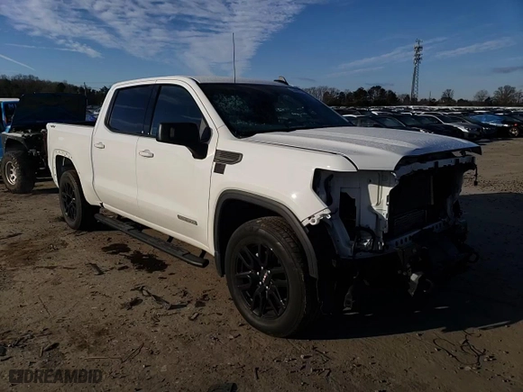 2022 GMC Sierra 1500 Limited Elevation with VIN 3GTP9CEK9NG171770, listed as a Copart auction lot 89390705 with 33,095 mi miles and Salvage Title. Bid and sale history available at carsss.com. Image 10.