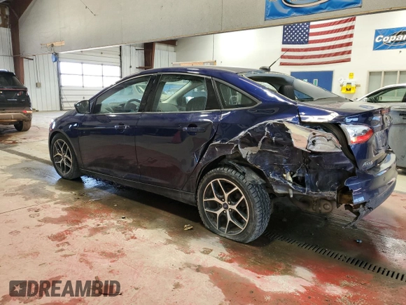 2017 Ford Focus SEL with VIN 1FADP3H22HL340125, listed as a Copart auction lot 51093205 with 81,157 mi miles and Salvage Title. Bid and sale history available at carsss.com. Image 2.