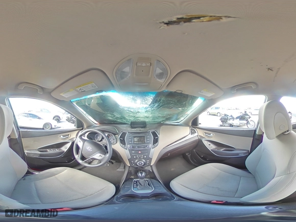 2018 Hyundai Santa Fe Sport 2.4L with VIN 5NMZT3LB9JH053150, listed as a Copart auction lot 48077365 with 73,329 mi miles and Salvage Title. Bid and sale history available at carsss.com. Image 14.