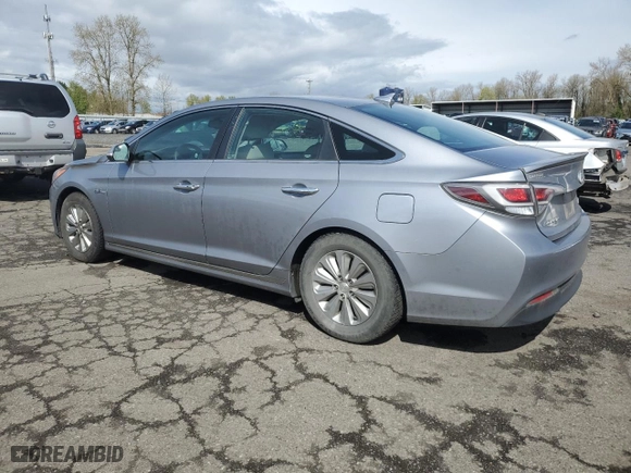 2016 Hyundai Sonata Hybrid SE with VIN KMHE24L12GA012498, listed as a Copart auction lot 51348225 with 0 mi miles and Salvage Title. Bid and sale history available at carsss.com. Image 2.