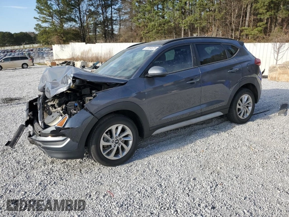 2017 Hyundai Tucson SE with VIN KM8J33A42HU544398, listed as a Copart auction lot 47004675 with 74,561 mi miles and Salvage Title. Bid and sale history available at DreamBid. Image 1.