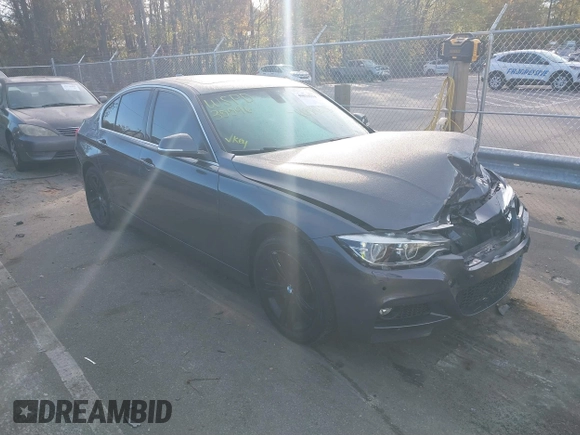 2017 BMW 3 Series 330i with VIN WBA8B9G30HNU53208, listed as a IAAI auction lot 40834514 with 73,119 mi miles. Bid and sale history available at carsss.com. Image 1.