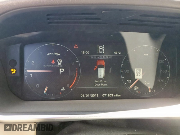 2015 Land Rover Range Rover Supercharged with VIN SALGS2TF7FA198012, listed as a Copart auction lot 86161024 with 71,203 mi miles and Salvage title. Bid and sale history available at DreamBid. Image 9.