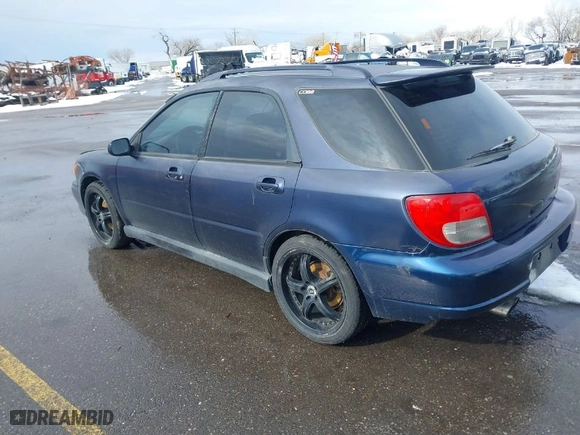 2002 Subaru Impreza Wagon WRX Sport with VIN JF1GG29652G814738, listed as a IAAI auction lot 41600045 with 208,127 mi miles. Bid and sale history available at carsss.com. Image 3.