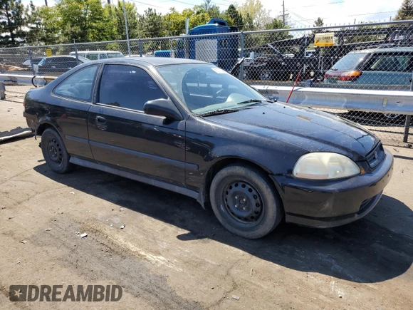 1998 Honda Civic DX with VIN 1HGEJ6120WL012227, listed as a Copart auction lot 68300514 with 278,117 mi miles and Salvage Title. Bid and sale history available at carsss.com. Image 4.