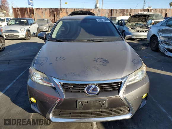 2017 Lexus CT with VIN JTHKD5BH4H2284941, listed as a Copart auction lot 85061064 with 74,492 mi miles and Salvage Title. Bid and sale history available at carsss.com. Image 5.