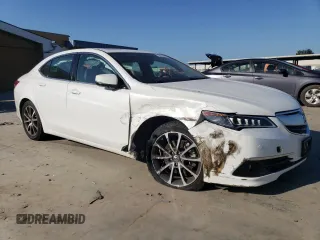 2016 Acura TLX Advance with VIN 19UUB2F78GA006081, listed as a Copart auction lot 66245104 with 94,409 mi miles and Salvage title. Bid and sale history available at DreamBid. Image 4.