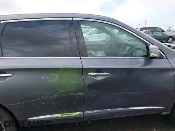 2018 Infiniti QX60 with VIN 5N1DL0MM9JC524006, listed as a IAAI auction lot 41808831 with 152,000 mi miles and . Bid and sale history available at DreamBid. Image 13.