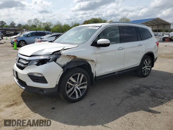 2017 Honda Pilot Touring with VIN 5FNYF5H92HB023469, listed as a Copart auction lot 51663635 with 182,295 mi miles and Salvage Title. Bid and sale history available at carsss.com. Image 1.