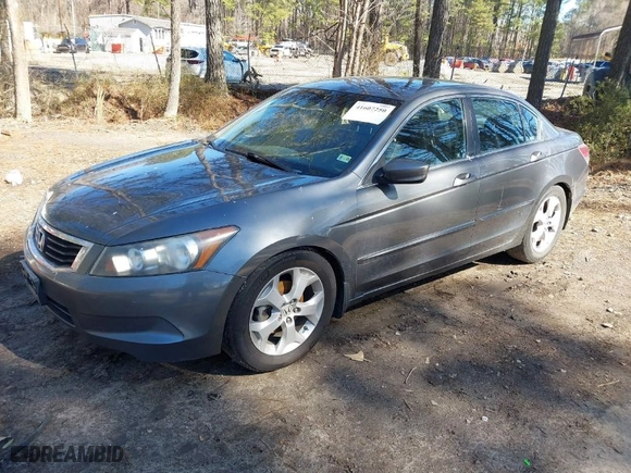 2009 Honda Accord Sdn EX-L with VIN 1HGCP26829A105083, listed as a IAAI auction lot 41607250 with 348224 miles. Bid and sale history available at carsss.com. Image 2.