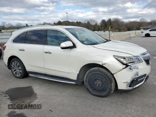 2014 Acura MDX Technology with VIN 5FRYD3H49EB010968, listed as a Copart auction lot 52149615 with 116,353 mi miles and Clean title. Bid and sale history available at DreamBid. Image 4.