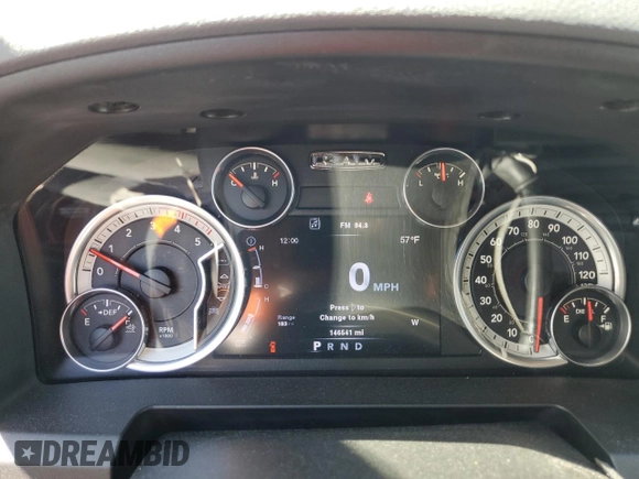 2013 Ram 2500 Big Horn with VIN 3C6UR5DL2DG513638, listed as a Copart auction lot 49308985 with 146,541 mi miles and Salvage title. Bid and sale history available at DreamBid. Image 9.