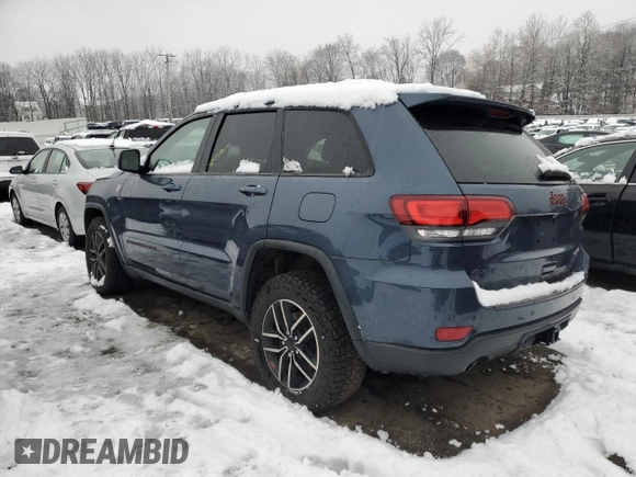 2021 Jeep Grand Cherokee Trailhawk with VIN 1C4RJFLG5MC616104, listed as a Copart auction lot 84528644 with 0 mi miles and Salvage Title. Bid and sale history available at carsss.com. Image 2.