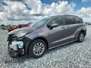 2023 Toyota Sienna XLE z VIN 5TDYRKEC6PS147342, wystawiony jako Copart lot #58833745 z przebiegiem 20 299 mil mil oraz Szkoda całkowita • Salvage title. Historia ofert i sprzedaży dostępna na DreamBid. Obrazek 1.