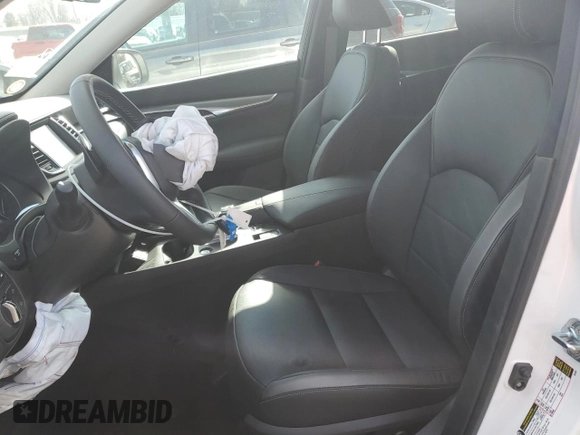 2024 Infiniti QX50 Luxe with VIN 3PCAJ5BB1RF104136, listed as a Copart auction lot 47448215 with 521 mi miles and Salvage title. Bid and sale history available at DreamBid. Image 7.