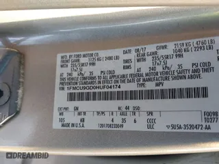 2017 Ford Escape SE with VIN 1FMCU9GD0HUF04174, listed as a IAAI auction lot 41327379 with 101,122 mi miles. Bid and sale history available at carsss.com. Image 9.