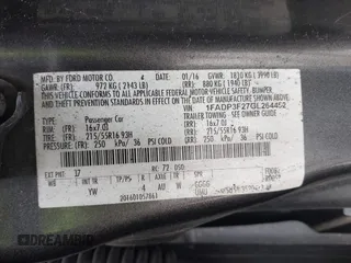 2016 Ford Focus SE with VIN 1FADP3F27GL264452, listed as a IAAI auction lot 41842240 with 180,261 mi miles. Bid and sale history available at carsss.com. Image 9.