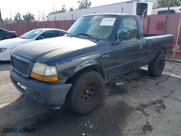 1998 Ford Ranger XL with VIN 1FTYR10C1WUB61936, listed as a IAAI auction lot 41514003 with 327,602 mi miles. Bid and sale history available at carsss.com. Image 2.
