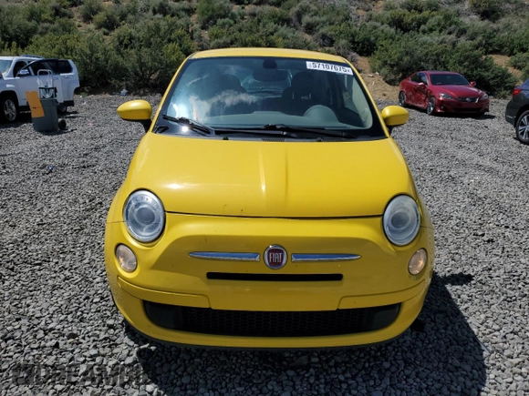 2016 FIAT 500 Pop with VIN 3C3CFFAR7GT122285, listed as a Copart auction lot 57107675 with 80,472 mi miles and Clean title. Bid and sale history available at DreamBid. Image 5.