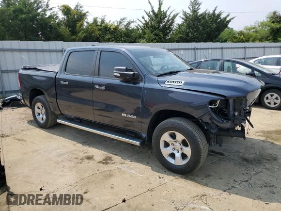 2020 Ram 1500 Big Horn with VIN 1C6RRFFG0LN394747, listed as a Copart auction lot 61749635 with 47,813 mi miles and Salvage title. Bid and sale history available at DreamBid. Image 4.