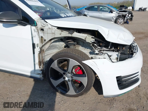 2015 Volkswagen GTI SE with VIN 3VW4T7AU0FM001333, listed as a IAAI auction lot 42080460 with 117,820 mi miles and . Bid and sale history available at DreamBid. Image 6.