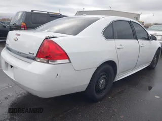 2011 Chevrolet Impala Police Police with VIN 2G1WD5EM4B1201679, listed as a IAAI auction lot 41227887 with 1 mi miles. Bid and sale history available at carsss.com. Image 4.