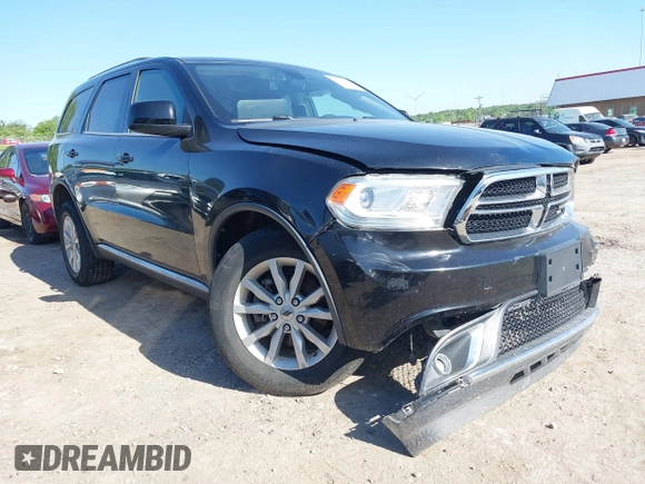 2019 Dodge Durango SXT Plus with VIN 1C4RDJAG7KC585514, listed as a IAAI auction lot 42233631 with 135,496 mi miles and . Bid and sale history available at DreamBid. Image 1.