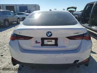 2023 BMW i4 eDrive40 with VIN WBY73AW0XPFR29122, listed as a Copart auction lot 80804373 with 1,582 mi miles. Bid and sale history available at carsss.com. Image 6.