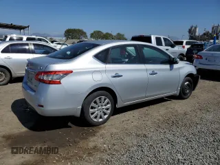 2014 Nissan Sentra SV with VIN 3N1AB7AP7EL672931, listed as a Copart auction lot 53701805 with 100,509 mi miles and Salvage Title. Bid and sale history available at DreamBid. Image 3.