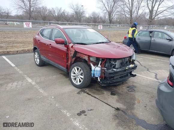 2019 Nissan Rogue Sport S with VIN JN1BJ1CR8KW311328, listed as a IAAI auction lot 41547194 with 89,504 mi miles. Bid and sale history available at carsss.com. Image 1.