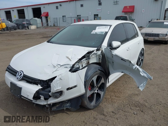 2013 Volkswagen Golf TDI with VIN WVWDM7AJXDW135902, listed as a IAAI auction lot 40194204 with 80,523 mi miles and . Bid and sale history available at DreamBid. Image 2.