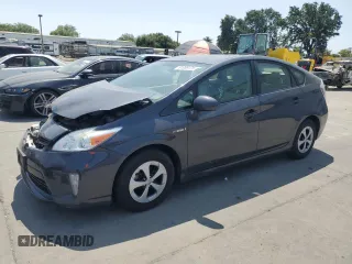 2014 Toyota Prius Four with VIN JTDKN3DU0E1758754, listed as a Copart auction lot 61989175 with 89,418 mi miles and Salvage title. Bid and sale history available at DreamBid. Image 1.