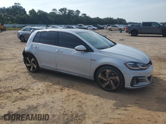 2020 Volkswagen GTI S with VIN 3VW6T7AU4LM013389, listed as a Copart auction lot 69842314 with 62,907 mi miles and Salvage Title. Bid and sale history available at DreamBid. Image 4.
