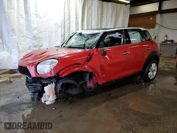 2014 MINI Countryman S with VIN WMWZC5C51EWP40354, listed as a Copart auction lot 57807125 with Not provided miles and Salvage title. Bid and sale history available at DreamBid. Image 1.