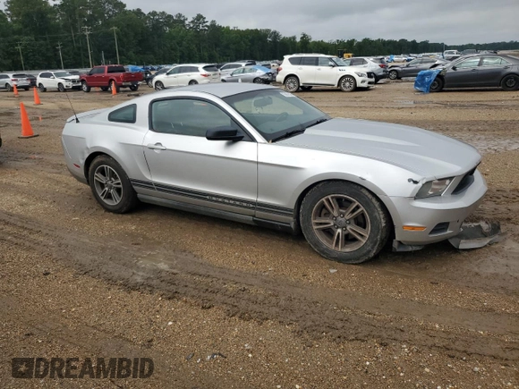 2012 Ford Mustang Premium with VIN 1ZVBP8AM5C5210831, listed as a Copart auction lot 58858065 with 196,564 mi miles and Salvage title. Bid and sale history available at DreamBid. Image 4.
