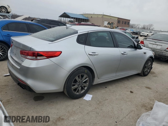 2016 Kia Optima LX Turbo with VIN 5XXGT4L15GG018357, listed as a Copart auction lot 44613745 with 98,325 mi miles and Salvage Title. Bid and sale history available at carsss.com. Image 3.