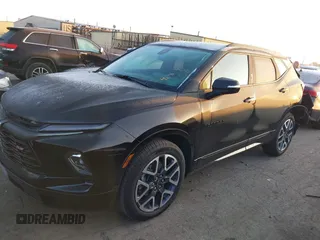 2024 Chevrolet Blazer RS with VIN 3GNKBERS5RS185728, listed as a IAAI auction lot 40614552 with 7,740 mi miles and . Bid and sale history available at DreamBid. Image 2.