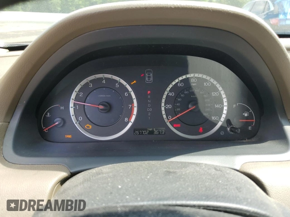 2009 Honda Accord LX-P with VIN 1HGCP26439A008259, listed as a Copart auction lot 61706095 with 267,702 mi miles and Clean title. Bid and sale history available at DreamBid. Image 9.
