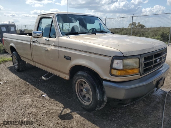 1996 Ford F-150 Special with VIN 1FTEF15Y6TNA15313, listed as a Copart auction lot 77675254 with 0 mi miles and Salvage Title. Bid and sale history available at carsss.com. Image 4.