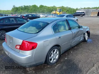 2003 Infiniti G35 w/Leather with VIN JNKCV51EX3M025635, listed as a IAAI auction lot 42162700 with 147,573 mi miles and . Bid and sale history available at DreamBid. Image 4.