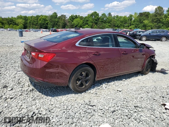 2016 Chevrolet Malibu LS z VIN 1G1ZB5ST8GF294897, wystawiony jako Copart lot #56256665 z przebiegiem Nie podano mil oraz Szkoda całkowita • Salvage title. Historia ofert i sprzedaży dostępna na DreamBid. Obrazek 3.