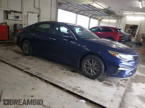 2019 Kia Optima LX with VIN 5XXGT4L30KG351365, listed as a Copart auction lot 58257735 with 29,874 mi miles and Salvage title. Bid and sale history available at DreamBid. Image 4.