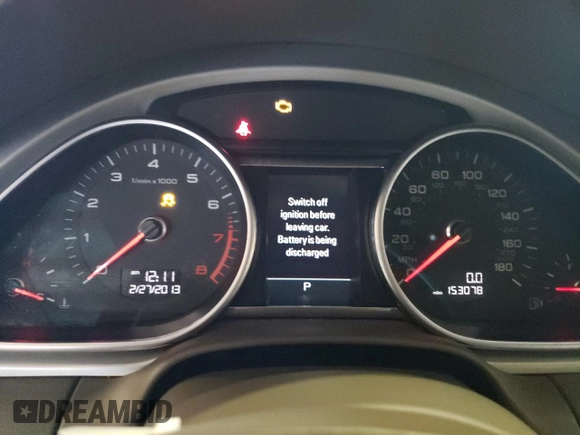 2015 Audi Q7 Premium Plus with VIN WA1LGAFE4FD007532, listed as a Copart auction lot 59260105 with 153,078 mi miles and Clean title. Bid and sale history available at DreamBid. Image 9.