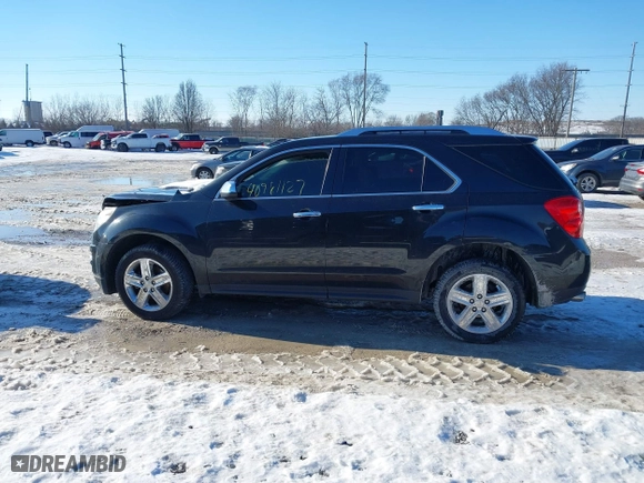 2015 Chevrolet Equinox LTZ with VIN 2GNFLDE38F6339401, listed as a IAAI auction lot 41369578 with 144,167 mi miles. Bid and sale history available at carsss.com. Image 14.