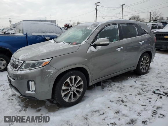 2015 Kia Sorento SX with VIN 5XYKW4A71FG578668, listed as a Copart auction lot 89396265 with 148,116 mi miles and Clean Title. Bid and sale history available at carsss.com. Image 1.