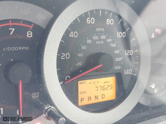 2010 Toyota RAV4 with VIN JTMZF4DV8AD028187, listed as a IAAI auction lot 42057528 with 77,625 mi miles. Bid and sale history available at carsss.com. Image 15.